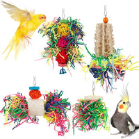Bird Shredding Foraging Toys Parakeet Toy Chewing Hanging Toy - Without Rope Perch