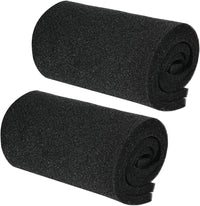 AQUANEAT 2 Pack Aquarium Bio Sponge Filter Media Pad Cut-to-Size Open - 28" x 11" x 0.5"H