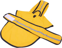 HDE Dog Raincoat with Hood & Leash Hole S-XL Dog Rain Jacket Ducks L – Essentials for Dogs - Large / Yellow - image 2