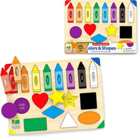 The Learning Journey: Lift & Learn Puzzle Colors & Shapes