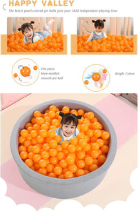 Heopeis 50 pack 2.75 inch pearl white plastic ball pit balls - view 17
