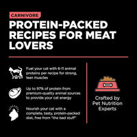 Go! Solutions Carnivore, Grain-Free, Protein Rich Dry Cat Food, Salmon and Cod Recipe, 16 lb Bag