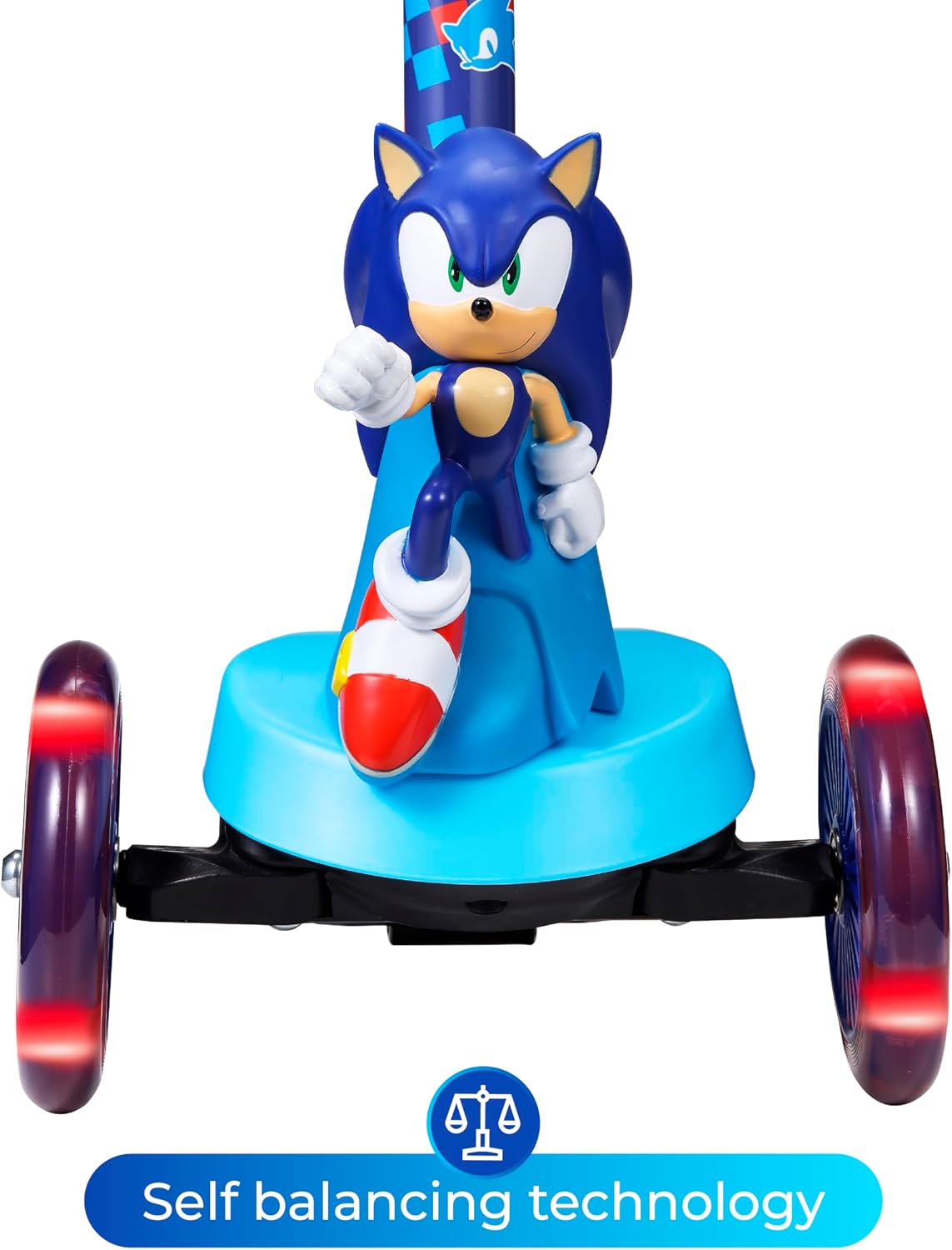 Kick Scooter for Kids, 3 Wheel Self Balancing - Sonic The Hedgehog - image 4