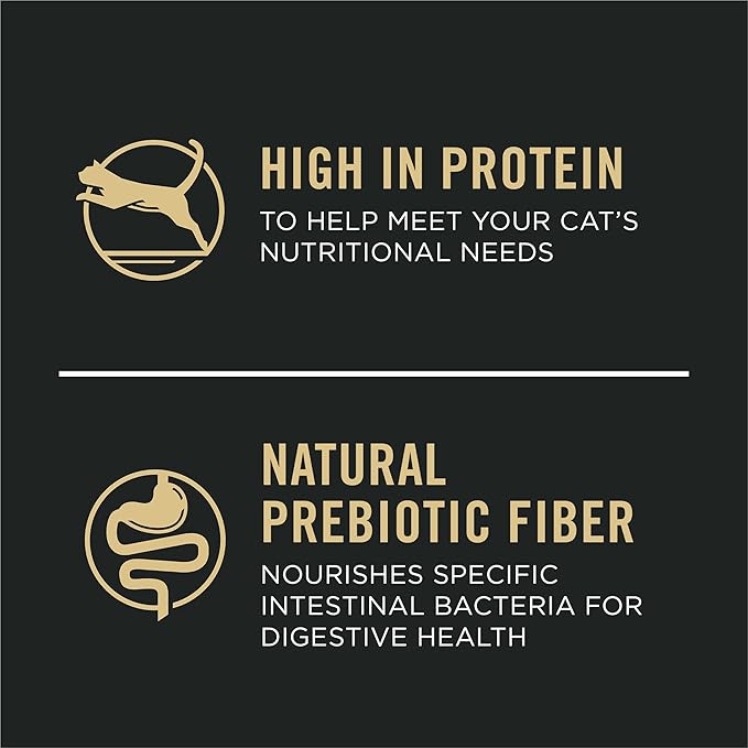 Purina Pro Plan High Protein Cat Food With Probiotics for Cats, Chicken and Rice Formula - 16 lb. Bag
