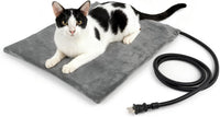 NICREW Cat Heating Pad, Consistent Heat, 17.7"x15.7", 30W - Gray / 17.7"L x 15.7"W x 0.4"Th