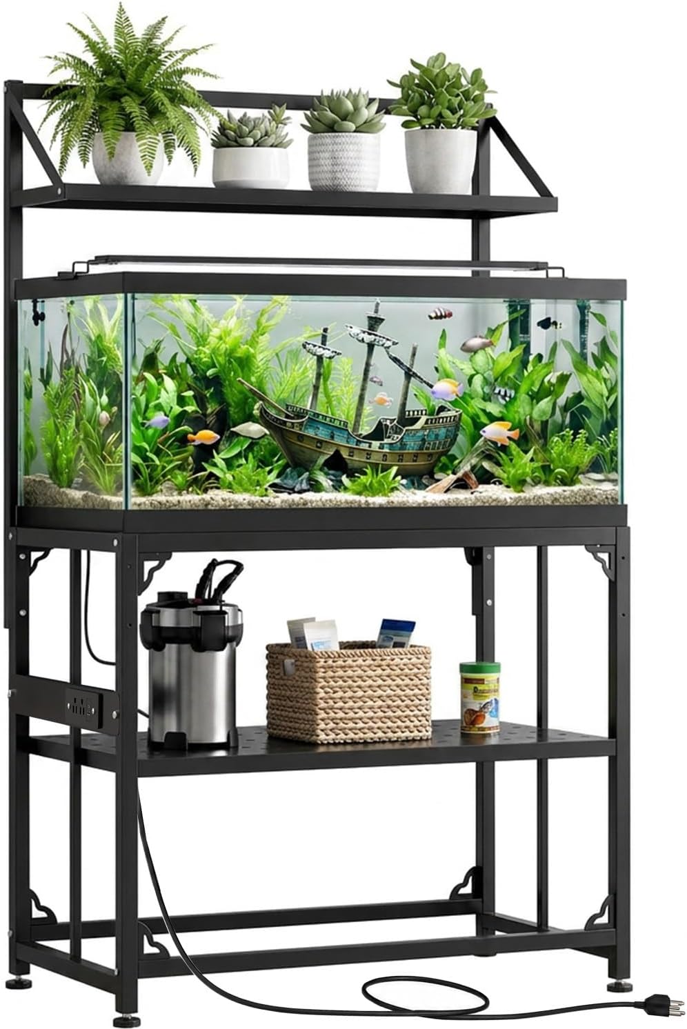 TOCRETOARE Fish Tank Stand 40 Gallon - 36.5"x18.2"x56.2"