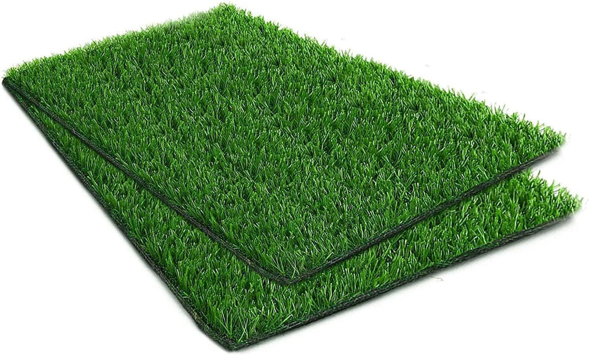 30 x 20 inches 2 Pack Fake Grass Pee for Dogs Artificial Grass Rug - 29 x 20 Inch (Pack of 2)