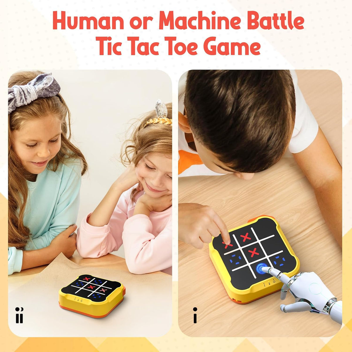 Bacare Tic Tac Toe Bolt handheld electronic game with lit-up grid - view 16