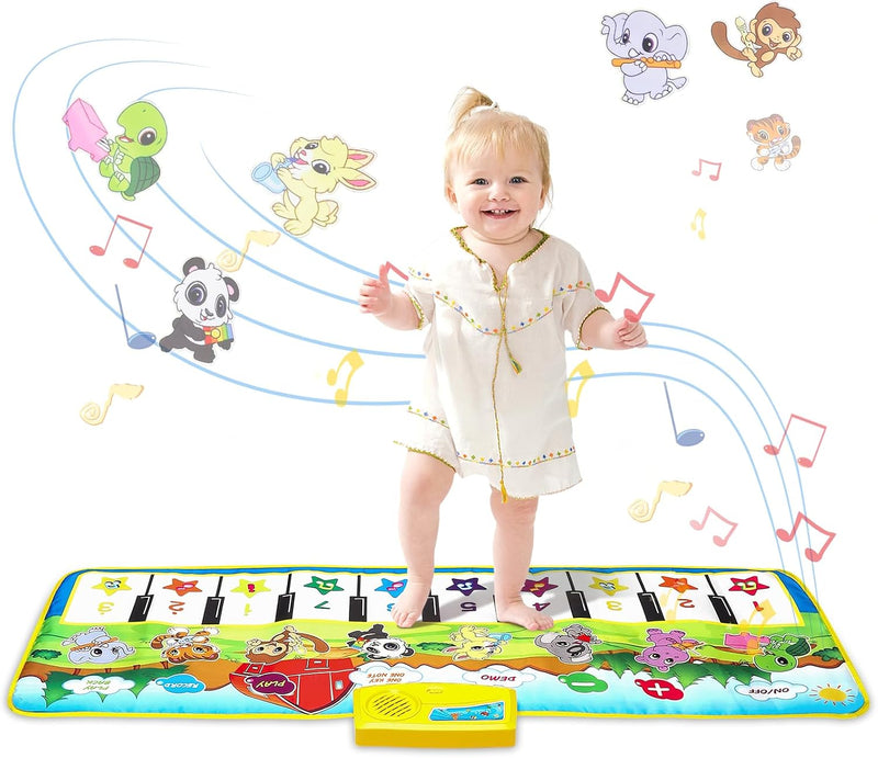 Floor Piano Mat, Toddler Girl Toys Musical Mat - Green