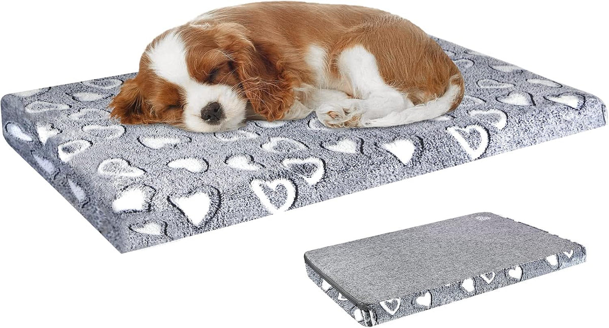VANKEAN Waterproof Reversible Crate Mat Cool/Warm Washable Joint - S / Grey