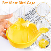 Honeydak 3 Pcs Bird Bath for Cage Parakeet Bath Hanging Box - Vivid Color - image 4