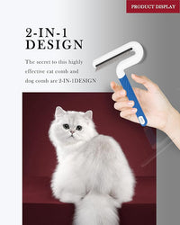 Flea Comb, TailGurus Effective Flea Comb for Cats & Dogs - Shedding Brush for All Pets - Long Hair Friendly - Durable - Versatile & Safe - Durable, Safe & Versatile - Portable, Pet-Friendly(TG2042)