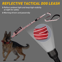 AUBELL Tactical Dog Leash Heavy Duty - Red - image 3