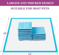 Dog Pee Pads Extra Large 28"x34" - 18 Count - image 4