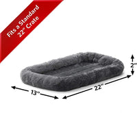 MidWest Homes for Pets QuietTime XXS Dog Bed - Grey / 22 Inch - image 2