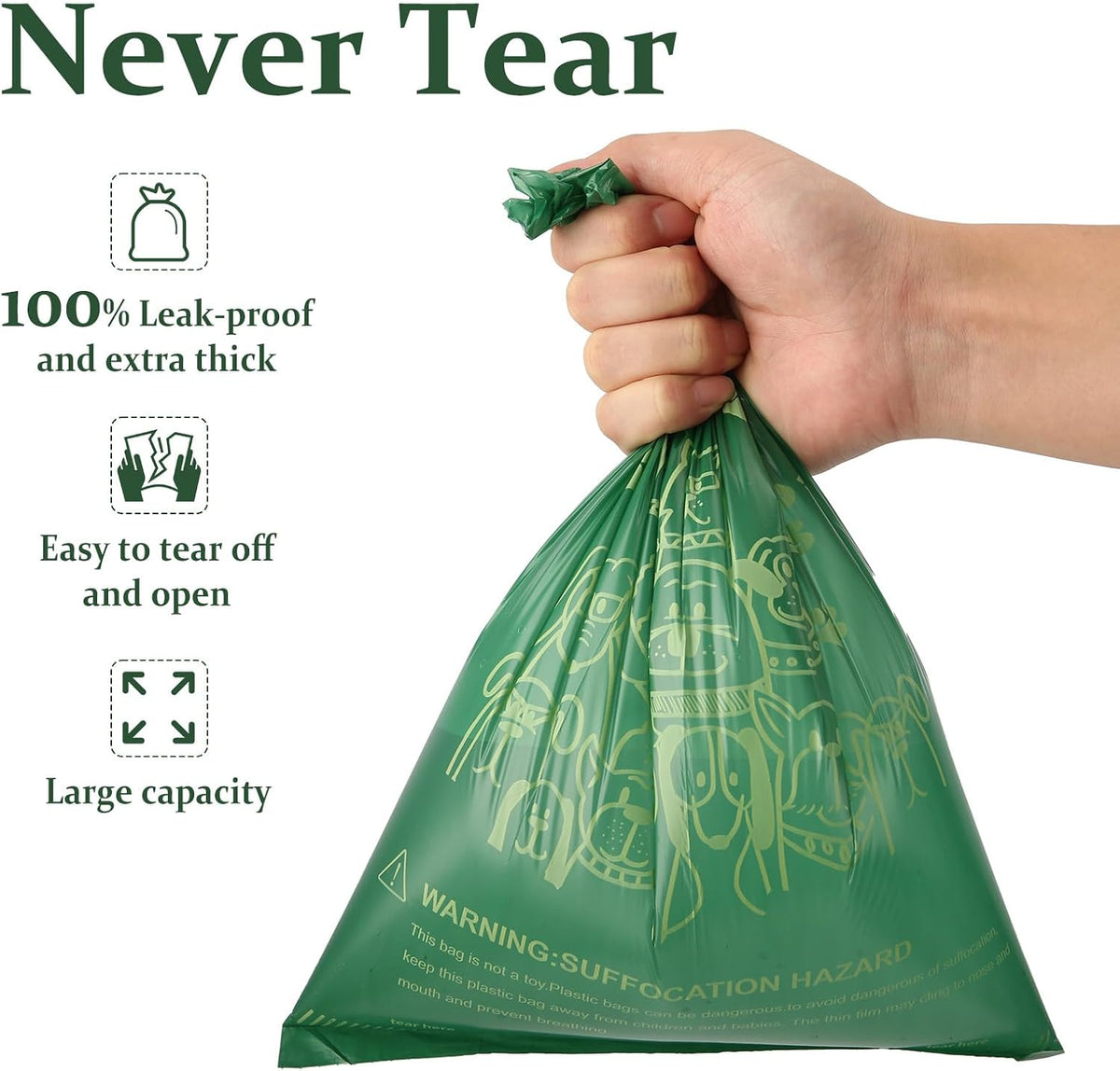 24 Rolls 240 Coreless Dog Poo Bags - 360 Count (Pack of 1) - image 4
