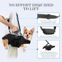 Dog Lift Harness, Full Body Support with Adjustable Control Handle for Small Senior Dogs, Post-Surgery Recovery & Joint Problems (Oxford Cloth, S)