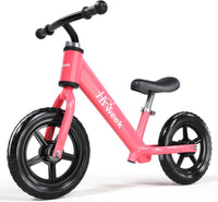Toddler Balance Bike for 3-5 Year Old 12” No Pedal Training Bike Toys - Pink