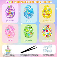 Pixnest 5 pack picky pads, rainbow fidget picking pads 3.34 inch with tweezer - view 27