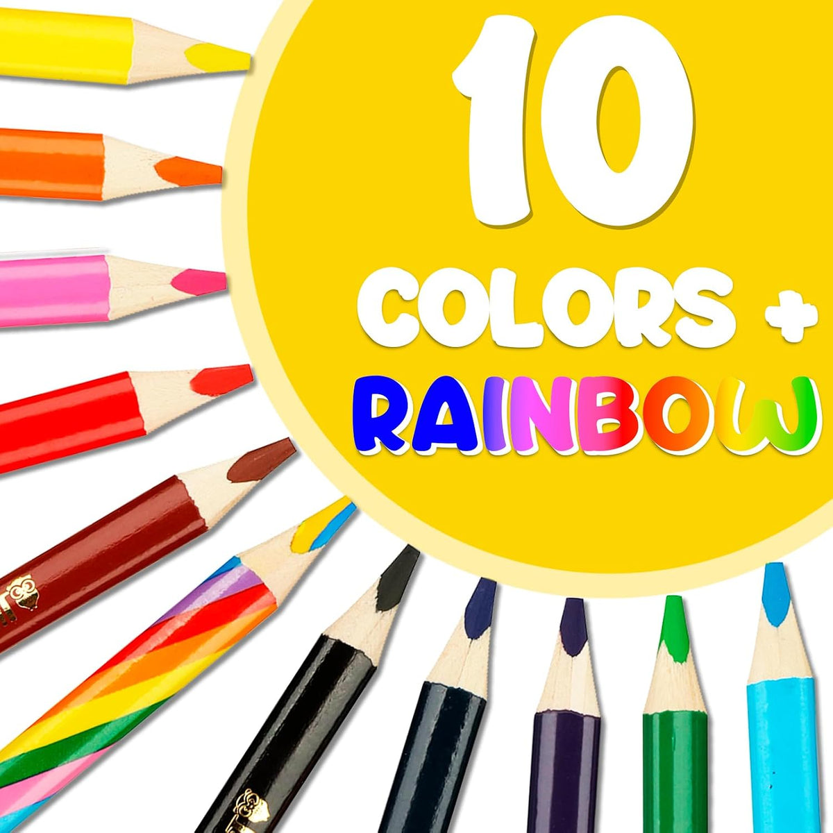 Jumbo Fat Triangle Colored Pencils for Kids - image 4
