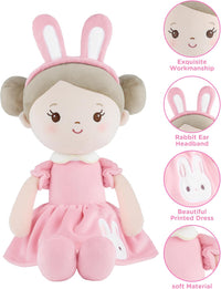 GAGAKU soft baby doll in a floral print rag doll style for toddlers - view 32