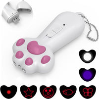 FYNIGO USB rechargeable interactive LED cat toy with five light patterns