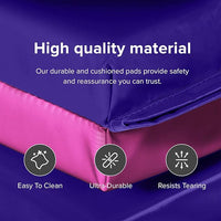 We Sell Mats - 4 ft x 8 ft x 2 in Personal Fitness & Exercise Mat for Home Workout - Lightweight and Folds for Carrying – All Purpose Home Gym Mat – Thick Mat for Yoga, Pilates, Stretches, and Floor Exercises