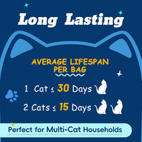Crystal Cat Litter for Long-Lasting Odor Control, Non-Clumping - 17.2 lb / Low Tracking - image 3