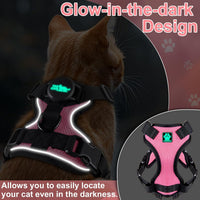 Cat Harness and Leash for Walking - S / Pink - image 3