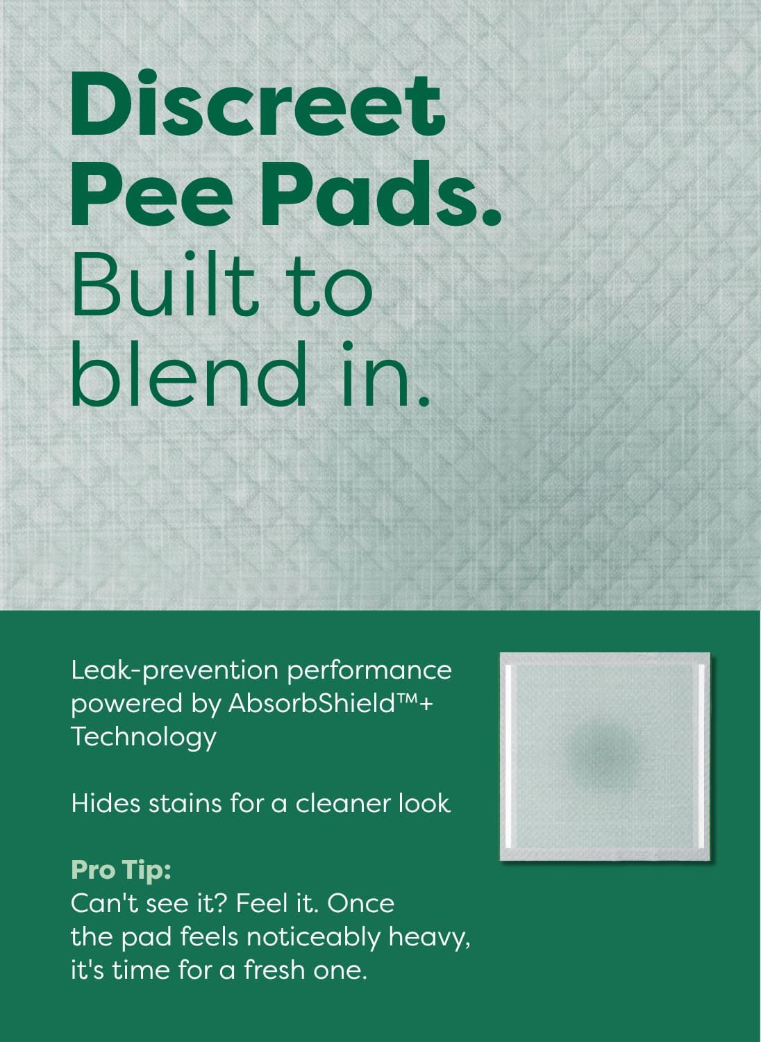 Regular Dog & Puppy Pee Pads, Max Absorbency - Discreet Top / Regular [L] 22"x23" 75ct - image 2