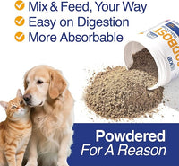 SODBOST Dog Allergy & Itch Relief, Cat Skin & Coat Supplement Powder -SOD Enzyme Skin Relief Formula for Allergy & Itch Relief & Reduces Shedding - Plant-Based, Made in USA - 60 Scoops