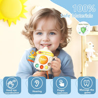 Montessori silicone pull string baby sensory toy with ropes, buttons and bubbles - view 4