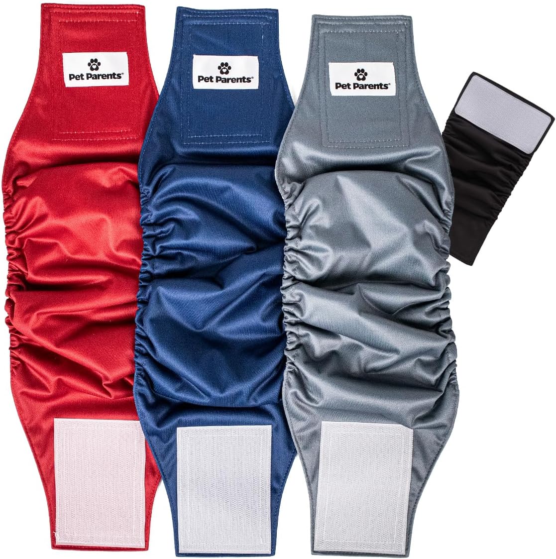 Pet Parents Washable Belly Bands for Male Dogs + Extendrs of Durable - Large (20-25") / Kingsmen