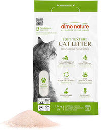 Almo Nature Soft Texture Cat Litter 10 lbs, Plant-Based - 5 lb