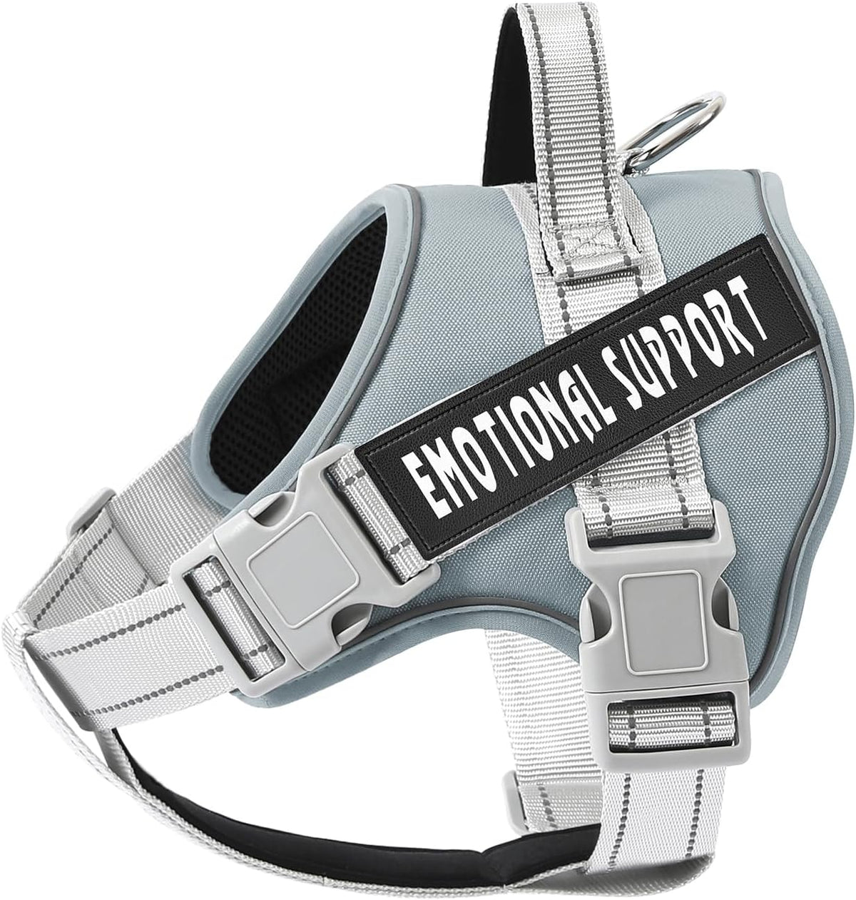 voopet Service Dog Harness, Emotional Support Pet Vest Harness - Medium (Pack of 1) / Silver
