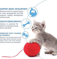 INABA Churu for Kittens, Grain-Free Creamy, Purée Lickable Cat Treats with DHA, EPA, Vitamin E & Taurine, 0.5 Ounces Each, 12 Tubes (4 per Pack), Chicken Recipe