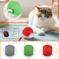 2025 New 3Pack Cat Ball Kitten Toys for Indoor Interactive Kitty Ball - 3PK - image 3