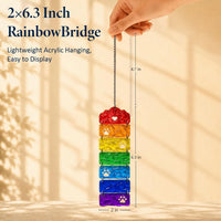 OFlyDesigns Pet Memorial Ceramic Heart Keepsake - Rainbow Bridge - image 3
