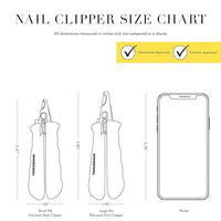 Tweezerman Small Nail Clippers for Dogs & Cats, Manual Professional Dog & Cat Nail Trimmer with Ergonomic Handle