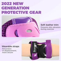 BOSONER knee pads for kids set with elbow pads and wrist guards - view 13