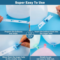 KICNIC Balloon Arch Strip Kit, 200 Glue Point Dots - 10 Rolls - image 2