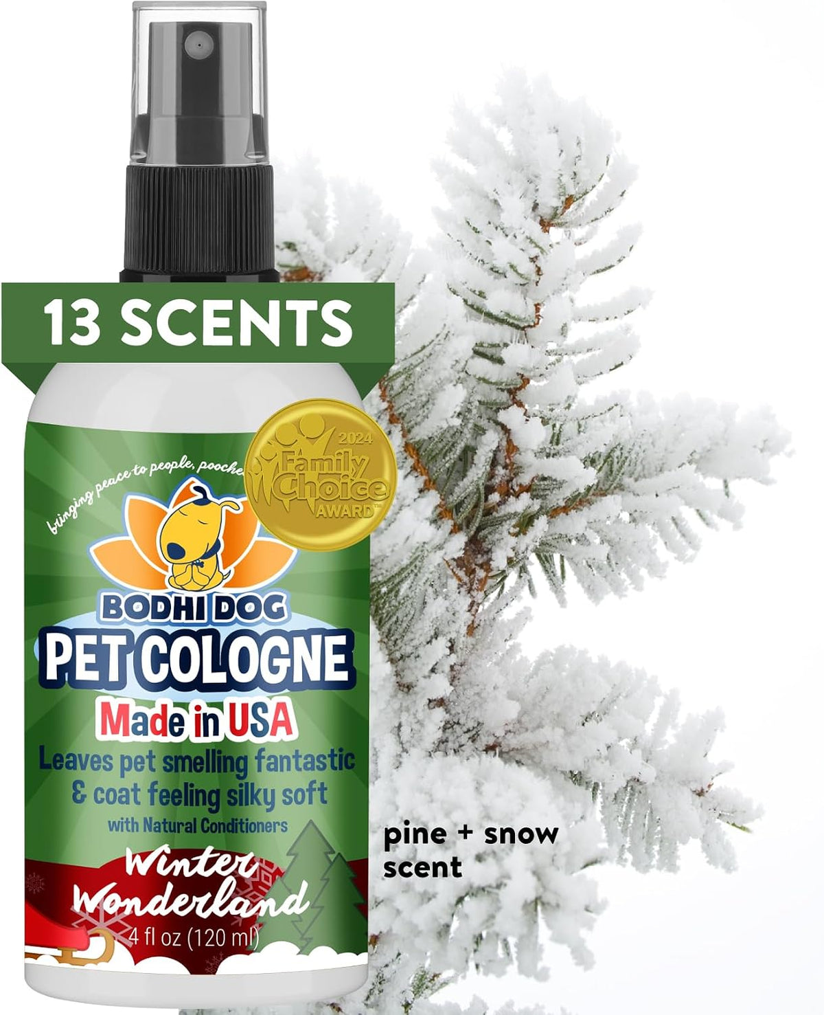 Bodhi Dog Premium Dog Cologne - 4 Fl Oz (Pack of 1) / Winter Wonderland
