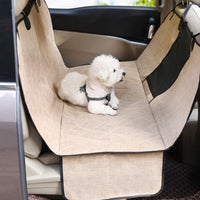VIVAGLORY Dog Seat Cover Dog Hammock, Standard - Large (width 56") / Heather Khaki