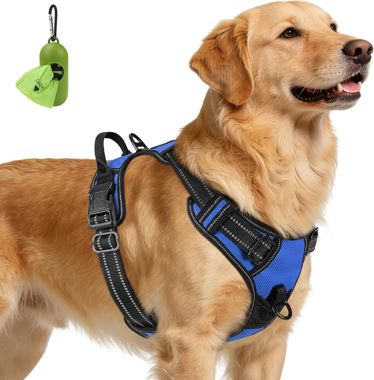 Joytale No Pull Dog Harness Medium Sized Dog, Front Clip - X-Large / Navy Blue