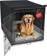 Explore Land Breathable Dog Crate Cover - 42"L x 28"W x 31"H / Black