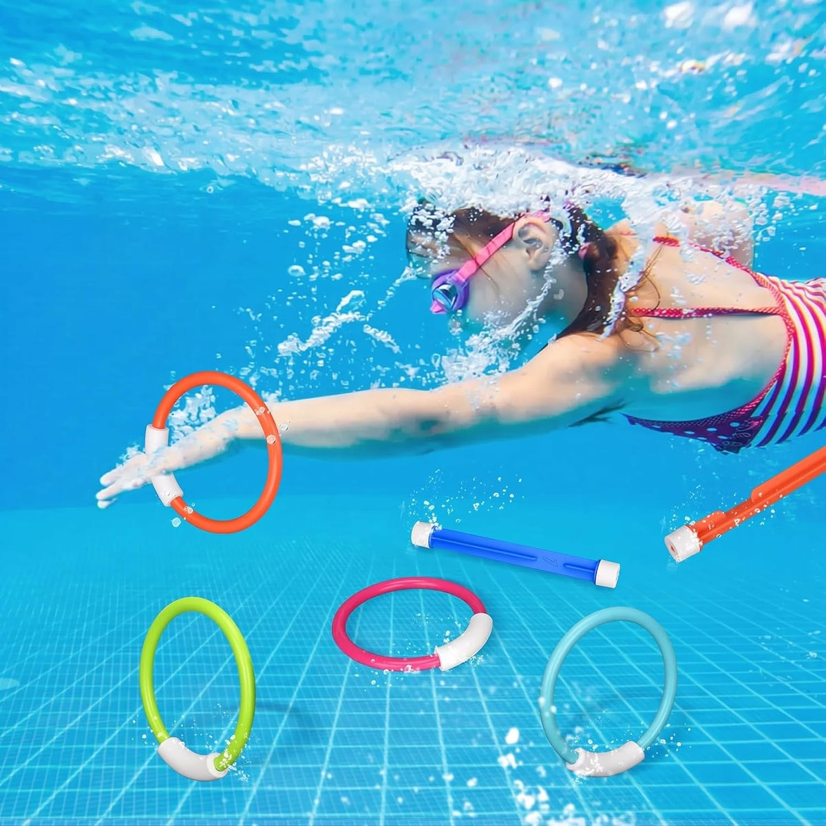 Korlon Tec Pool Toys for Kids Ages 4-8-12 - toys set - image 3