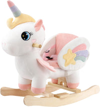 FUNLIO Unicorn Baby Rocking Horse - Beautiful Baby White Unicorn
