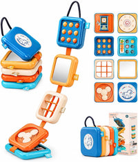 Busy Board for 1 Year Old - Blue