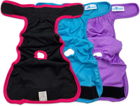 Paw Inspired Washable Dog Diapers, Assorted and White Lining - Assorted (Black Lining) / Medium (3 ct.) - image 3