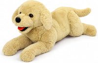 LotFancy Dog Stuffed Animals Plush - Beige / 21 inch
